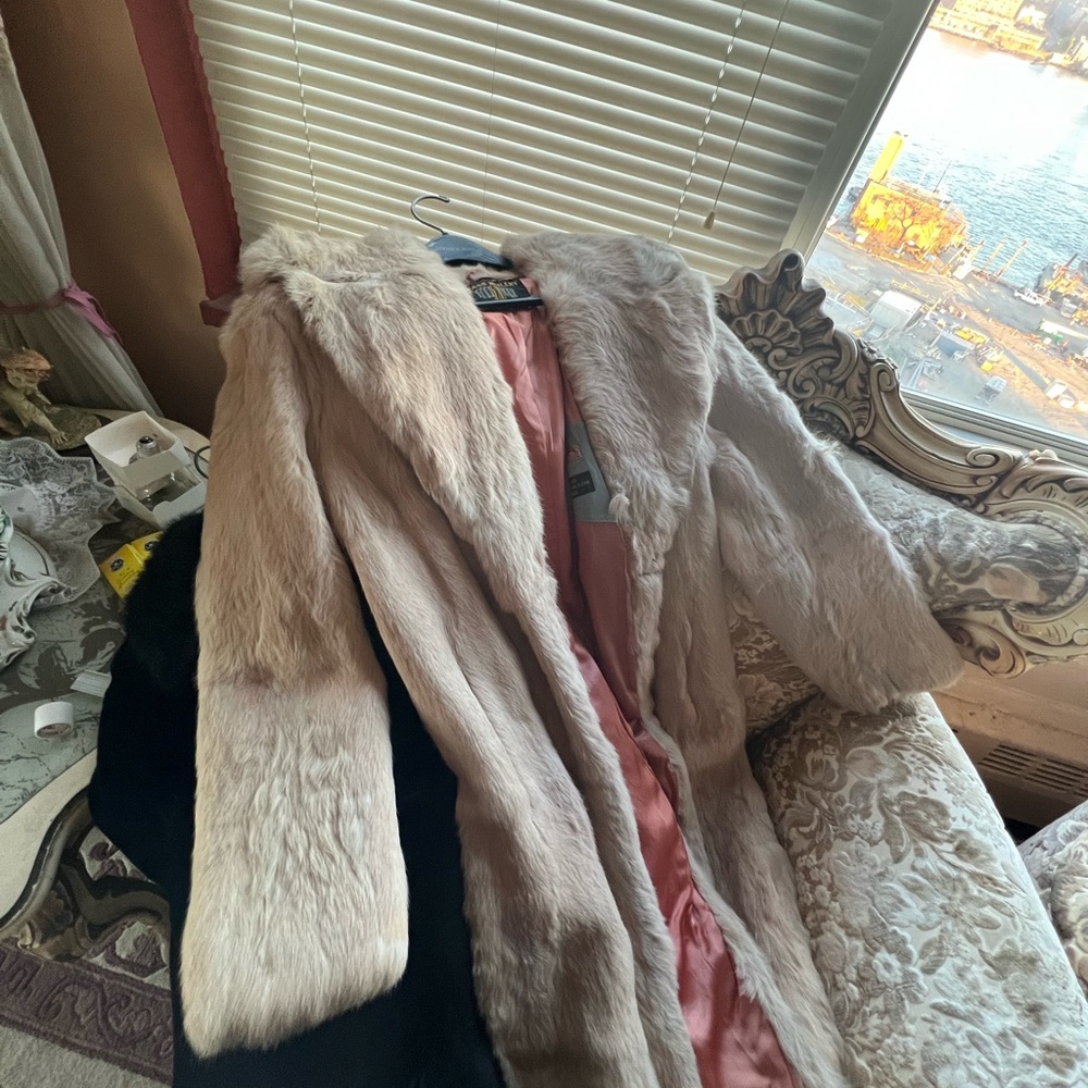 Rabbit fur coat from the 70s